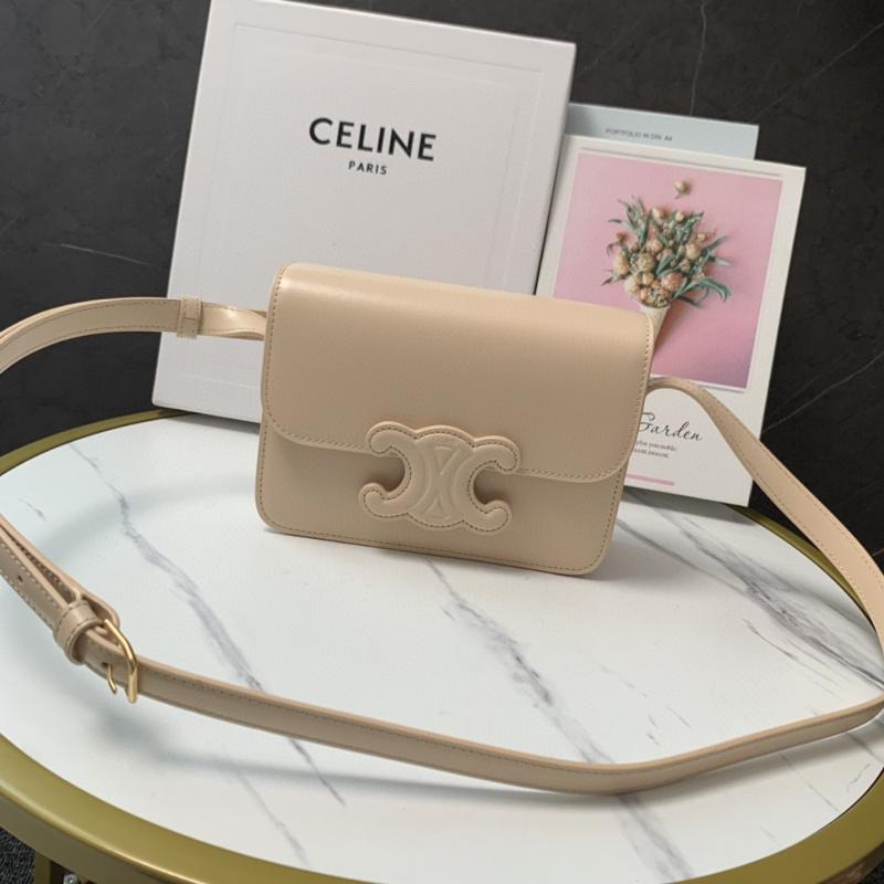Celine Shoulder Handbag 199233 Sand